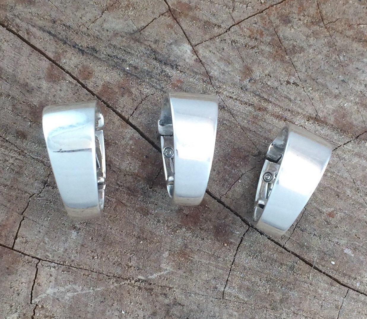 Sterling Silver Donut Pendant Bail 6mm x 14mm .925 Highly Etsy