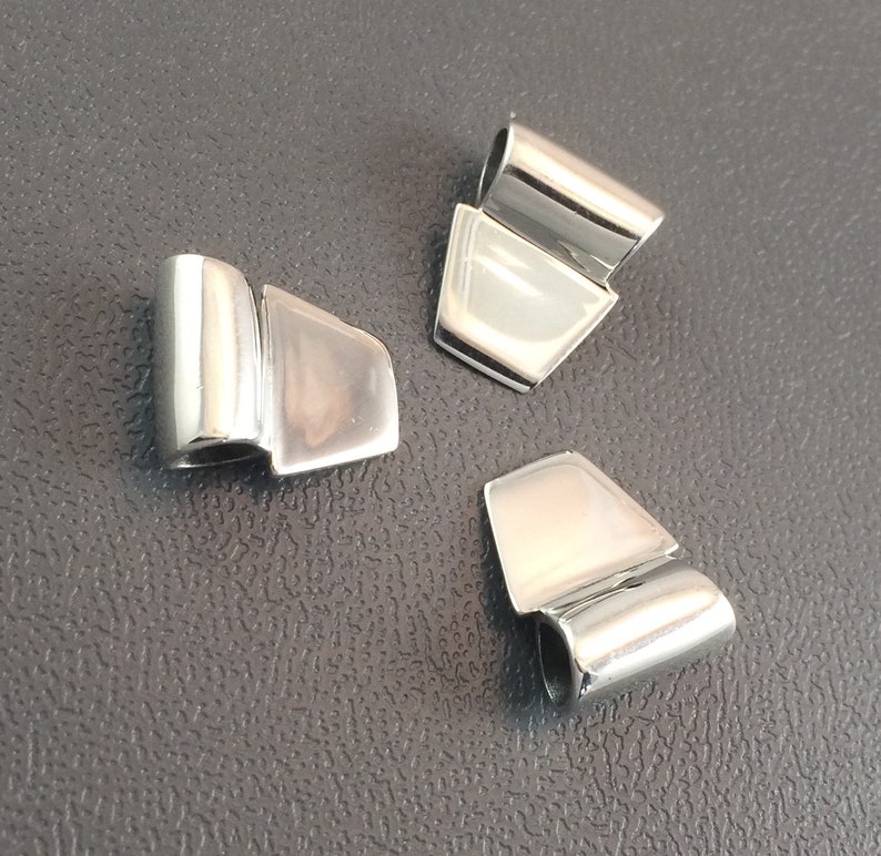 Sterling Silver Glue on Pendant Bail 12mm X 15mm .925 Highly Etsy