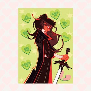 SVSSS Binghe Shoujo Art Print - Scum Villain MXTX