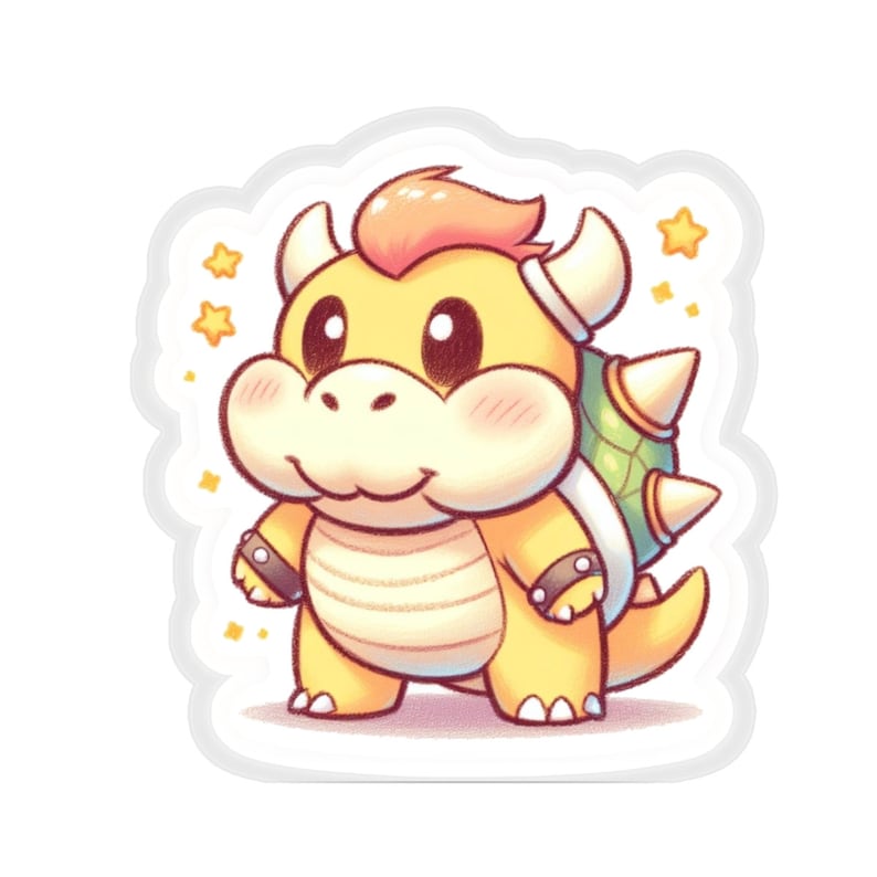 Chibi Spiky Shell Hero Sticker Vinyl Decal - Etsy