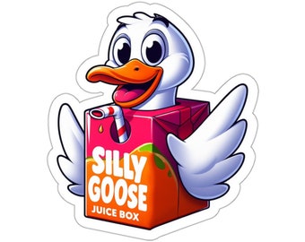 Silly Goose Juice Box Sticker