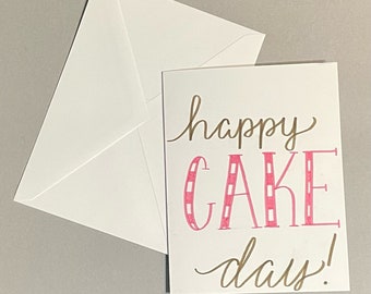 Birthday Card - "Happy Cake Day!"