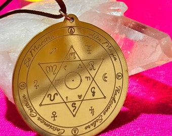 Grote Talisman van de Zon - Krachtig Amulet: genezing, voorspoed, ontwaken, verbinding met de Ziel, Aartsengelen en Wezens van Licht