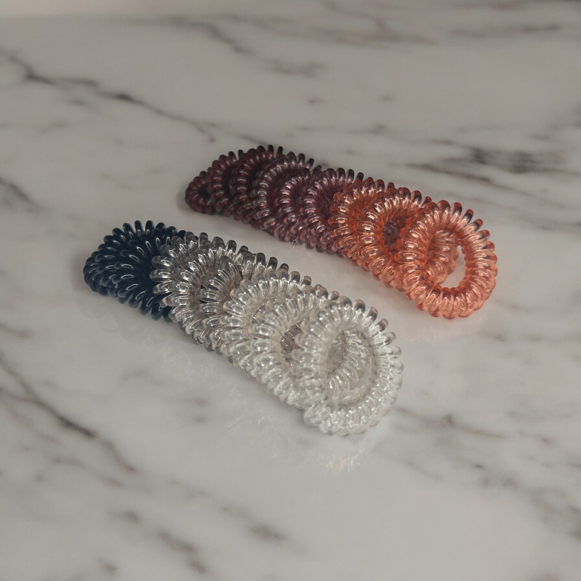 Élastiques à Cheveux Spirales Iridescents - Lot De 2, Neuf Avec étiquettes
