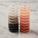 10 Pcs Spiral Coil Hair Ties Phone Cord Plastic Hair Ties Spiral Bulk Coils Ponytail Holder Scrunchies Clear Hair Coils For Women Thin Thick Curly Hair ( Transparent