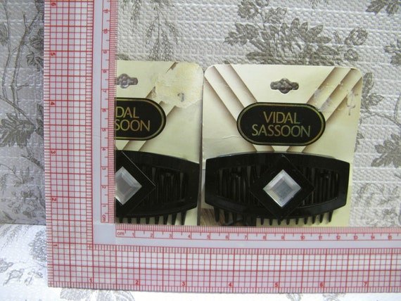 Vintage Vidal Sassoon, 2 Sassoon Hair Combs, Barr… - image 6