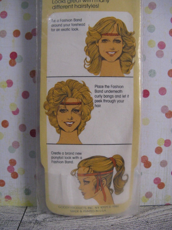 Vintage Goody Hair Fashion Band, Vintage 1980 Hai… - image 9