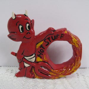 Hot Stuff, Mały Diabeł, Serwetnik Vintage, Komiks Vintage z lat 70., Hot Stuff Vintage z 1975 r., Słynne kreskówki Harveya, Prezent Red Devil