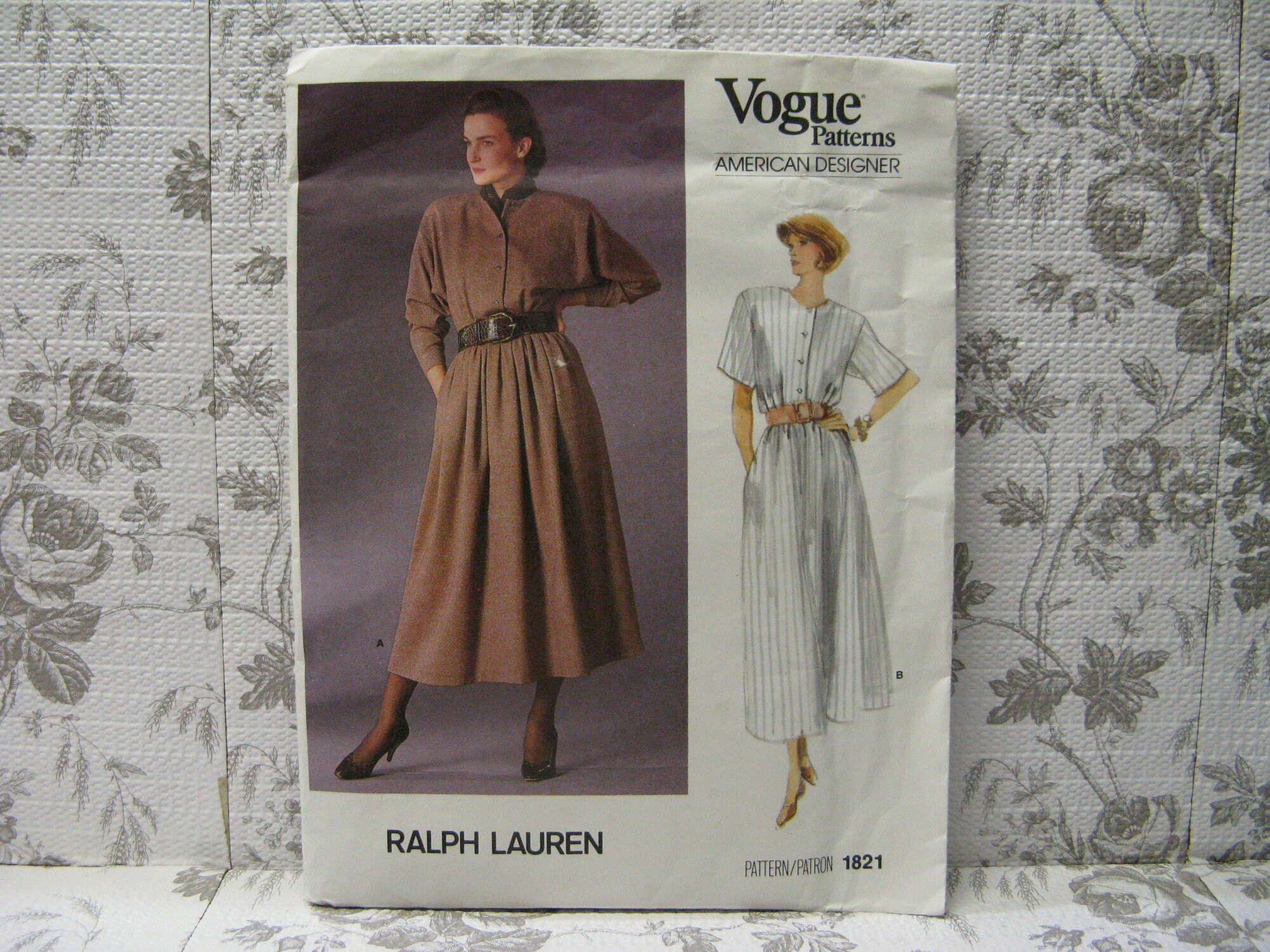 Vogue Pattern 1821 Vintage Ralph Lauren Vogue American - Etsy Australia