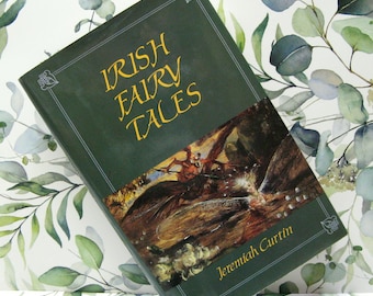 Irish Fairy Tales Book By Jeremiah Curtin Vintage 1992 Ireland Hardcover With Dust Jacket