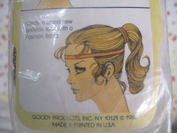 Vintage Goody Hair Fashion Band, Vintage 1980 Hai… - image 4