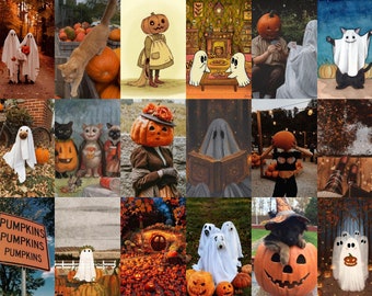 26 Pezzi Kit Accessori Per Foto Di Halloween - Oggetti Di Scena In Carta, Baffi, Occhiali, Labbra Per Selfie, Decorazioni Festa A Tema Strega
