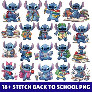 Stygn tillbaka till skolan png, clipart stygn png, stygn clipart, söt tillbaka till skolan clipart god kvalitet, omedelbar nedladdning