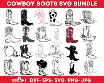 Cowboystövlar Svg-paket, Cowboystövlar Svg, Western Svg-paket, Bachelorette Svg, Blommig Svg, Cowgirl Svg, Cowgirlstövlar, Direktnedladdning