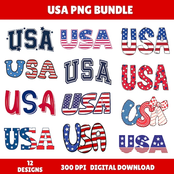 Floral Usa Png, Coquette Usa Png Bundle, Retro America Png, Girly America Coquette Png, Patriotic Floral, Usa Bow Png, Instant Download