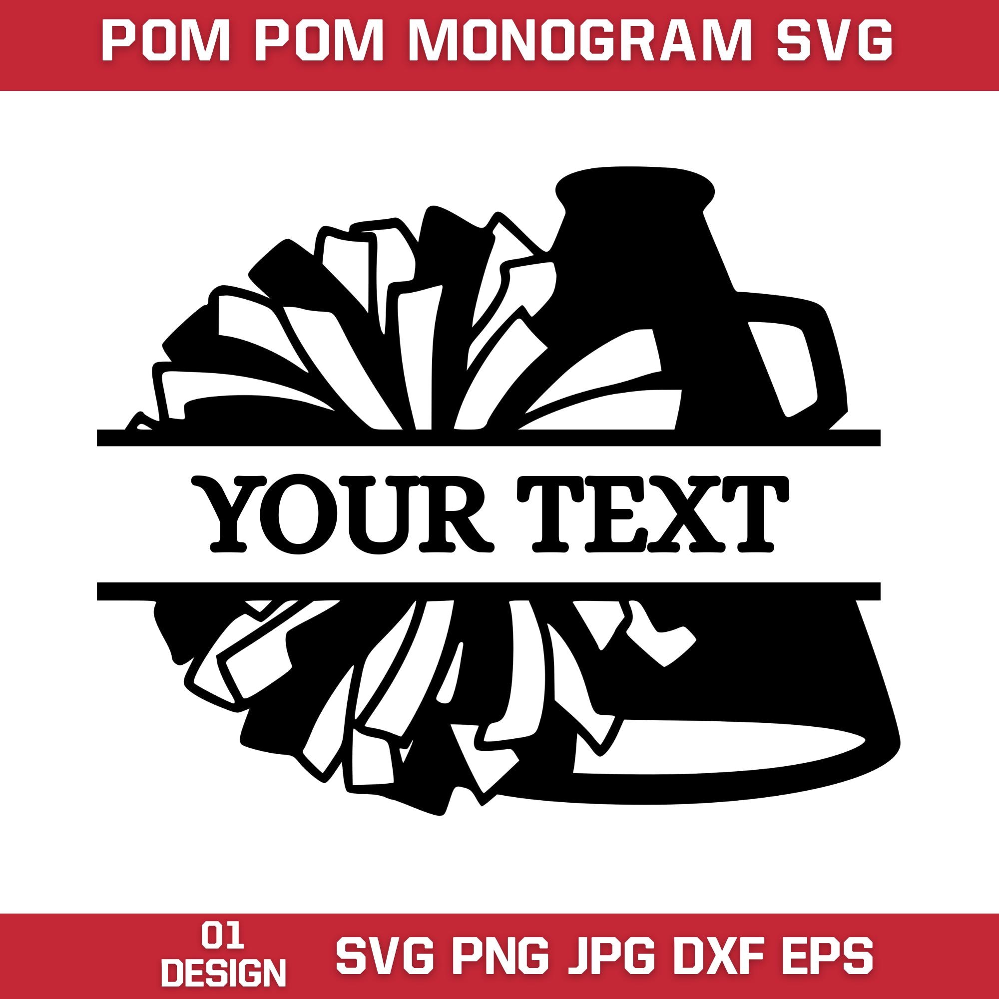 Pom Poms Svg - Etsy