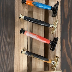 Epoxy safety razor handle
