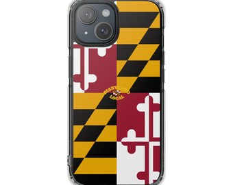 Maryland Flag Phone Case | Clear Magnetic Impact Case