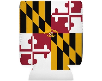 Maryland Flag Can Cooler Sleeve | State Pride Can Cooler