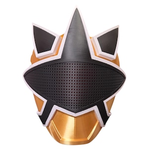 Gold Samurai Ranger Cosplay Mask