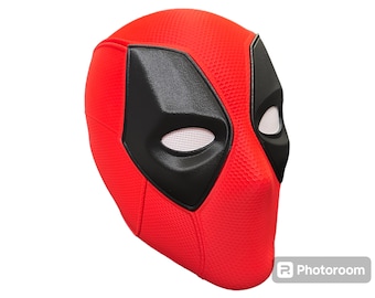 3D Printed Deadpool Mask: Movie Replica, Cosplay Helmet