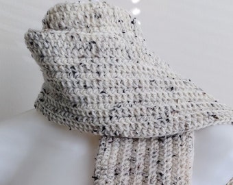 Rustic Wool Scarf GABLE Winter Gift Choose Your Color Ready to Ship