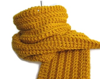 Pure Wool Scarf: Choose Your Color Winter Scarf GABLE Ready To Ship