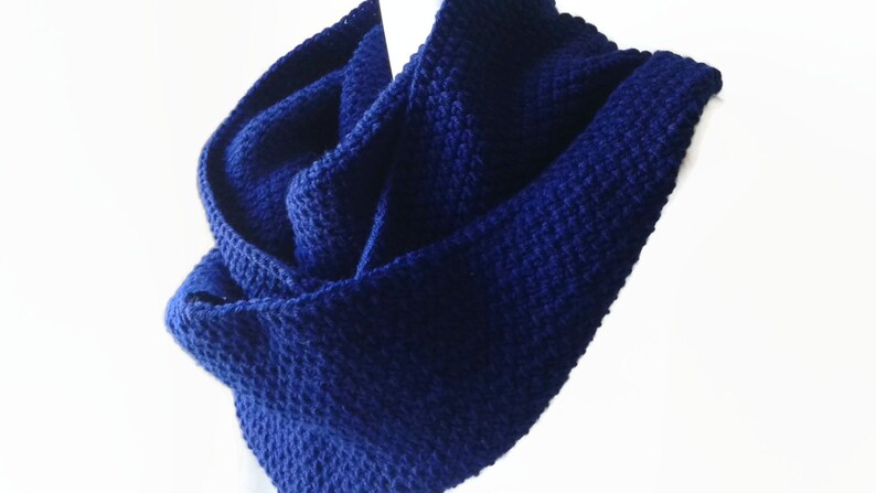 Pure Wool Circle Scarf Choose Your Color, Loop Scarf, Men Women, CHELSEA, Ready to Ship, Brother Boyfriend Gift image 2