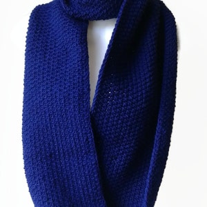 Pure Wool Circle Scarf Choose Your Color, Loop Scarf, Men Women, CHELSEA, Ready to Ship, Brother Boyfriend Gift image 3