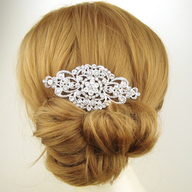 Bridal Hair Comb Statement Bridal Hairpiece Wedding Hair Etsy