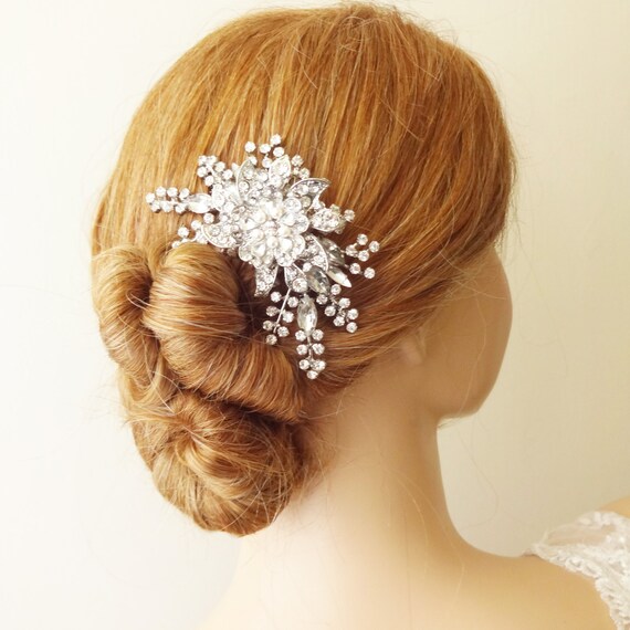 Bridal Hair Comb Wedding Hair Accessories Vintage Wedding Etsy