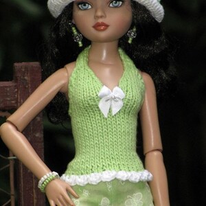 PDF Halter Top  Knitting Pattern for 16 Inch Tyler or Ellowyne