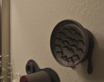Dyson Supersonic Hair Dryer Accessory Wall Mount Holder Stand (Accessory Mount Only)