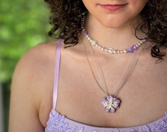 Tutorial: Orquídeas esculpidas con arcilla polimérica, cuentas con flores (Descarga PDF)