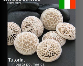 Tutorial: Colgante calado de arcilla polimérica (archivo PDF, italiano)