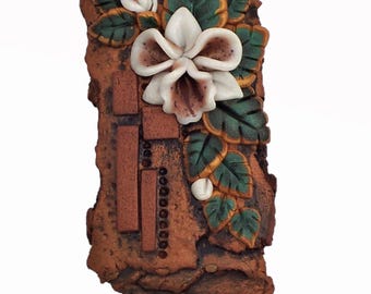 Tutorial: Orquídeas en miniatura de arcilla polimérica, cuentas focales esculpidas (Descarga PDF)