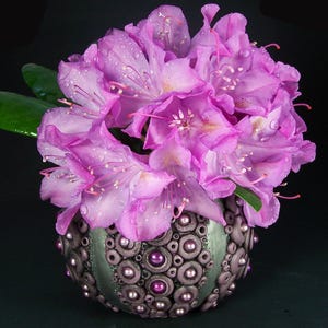 Tutorial: Sea Urchin Polymer Clay Vase (PDF Download)