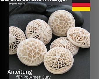 Anleitung für durchbrochene Anhänger aus Polymer Clay: Originaltechnik – keine besonderen Werkzeuge oder Materialien erforderlich