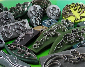 Tutorial: Relleno de arcilla polimérica, cortadores caseros, diseños multicolor (Descarga PDF)