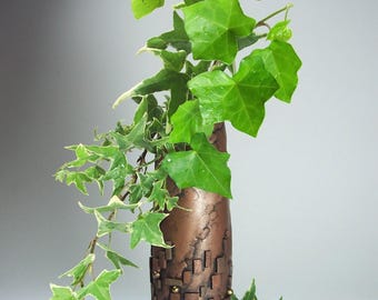 Tutorial: Jarrón de arcilla polimérica reciclada con perlas (Descargar PDF)