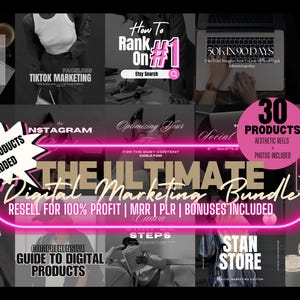 Digital Marketing Bundle PLR MRR Aesthetics Faceless Videos Done for ...