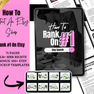 How To Start An Etsy Shop | Etsy SEO | Etsy Shop Guide | Selling on Etsy | Rank 1st On Etsy | Etsy Shop Seller Help| Etsy Mockup Templates