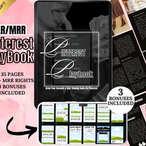 Pinterest Guide| Make Money On Pinterest | Pinterest PLR E Book | How To Monetize Pinterest | Pinterest Marketing | Pinterest Pins Templates