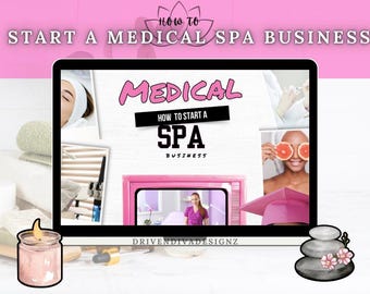 Curso de negocios de Med Spa / Clínica de spa médico / Negocio de belleza / Empieza tu propio negocio / Idea de negocio 2025 / Esteticista