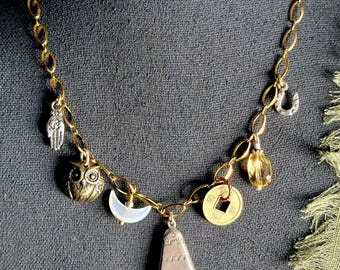 Campana (Bell) Talisman Welded Charm Necklace One of a Kind