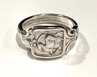 Genuine Tiffany and Co ring, Zodiac sterling silver spoon rings Astrology Antique This is for ONE ring. Best seller!