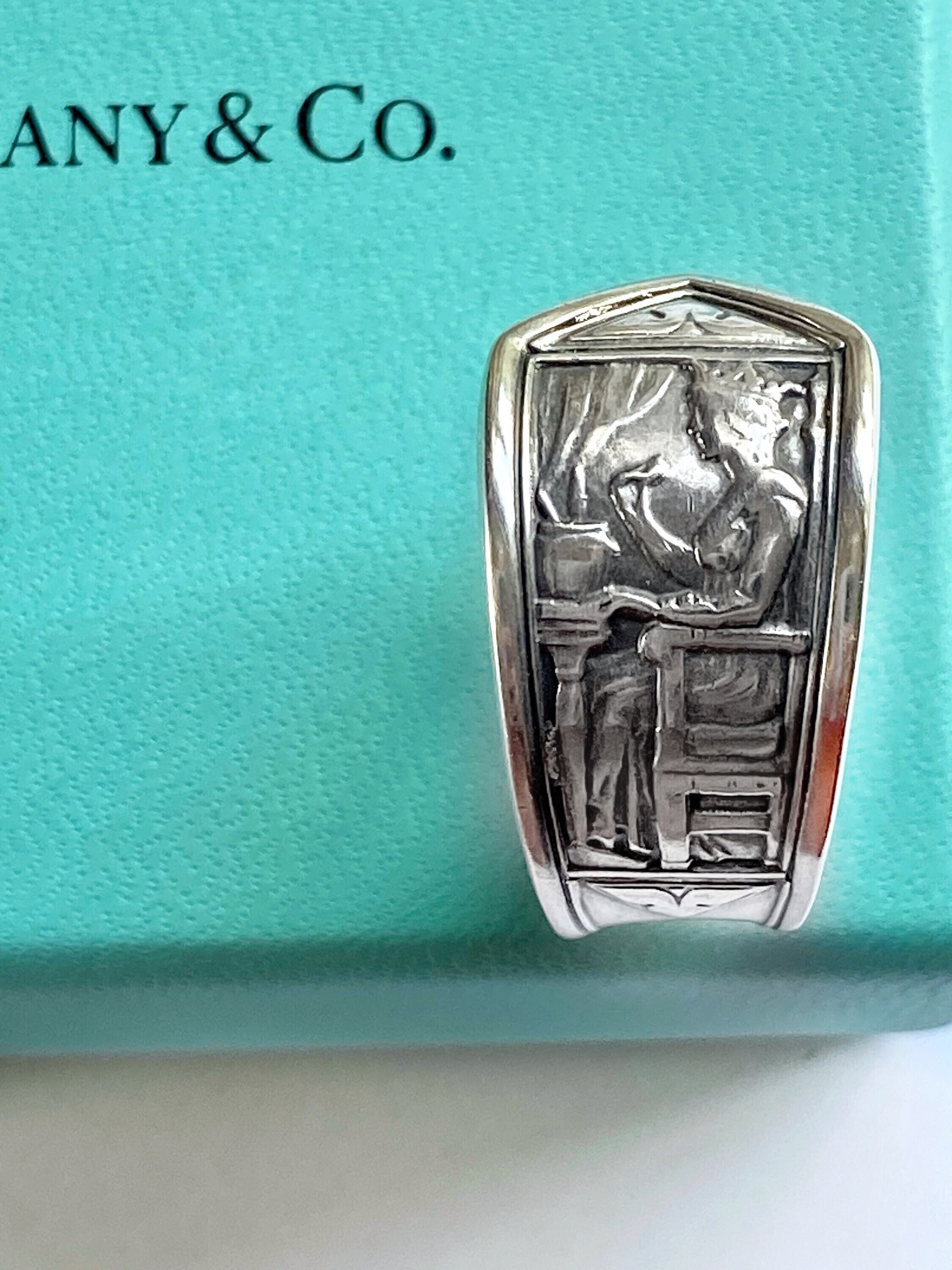Tiffany &Co., spoon ring.  Queen, Sterling Silver, King is also available