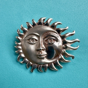 Sergio Bustamante Sun Pendant - Etsy