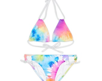 Set bikini con spalline (AOP)