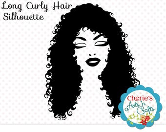 Afro Hairstyle Woman Silhouette Woman Cameo African  Etsy